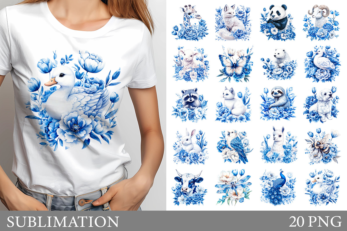 Animals Clipart. Animals Sublimation, an Illustration by IrinaShishkova