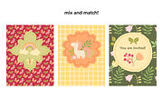 Garden Unicorns. Vector Set, an Object Graphic by Digitaliya (Thumbnail 8 of 9)