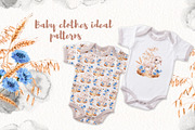 Watercolor Farm Little Animals set, an Animal Illustration by Alamella (Thumbnail 5 of 9)