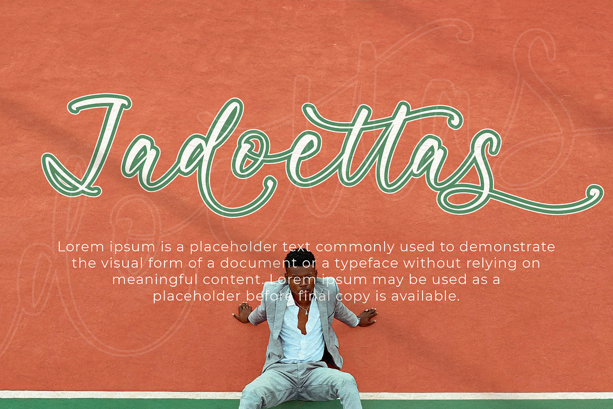 Rayetta Wegatta, a Script Font by Integritype Studio (Photo 2 of 15)