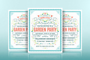 Garden Party Invitation Template, an Invitation Template by Mera Pixels (Thumbnail 2 of 3)