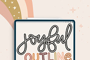 Joyful Procreate Brush Calligraphy, a Brush Add-On by HowJoyful  (Thumbnail 29 of 44)