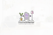 Home Interior Logo, a Branding & Logo Template by Slim Studio (Thumbnail 2 of 3)