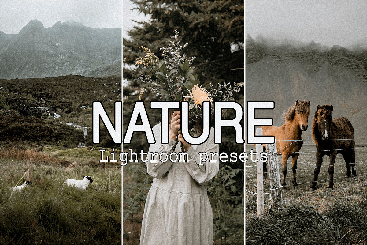 9 Nature Landscape Lightroom presets, a Preset Add-On by Presets by Yevhen (Photo 1 of 10)