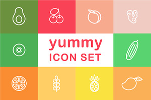 yummy icon set