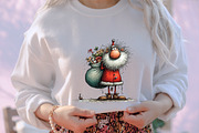 Whimsical Christmas Clipart, an Illustration by designcity5 (Thumbnail 4 of 5)