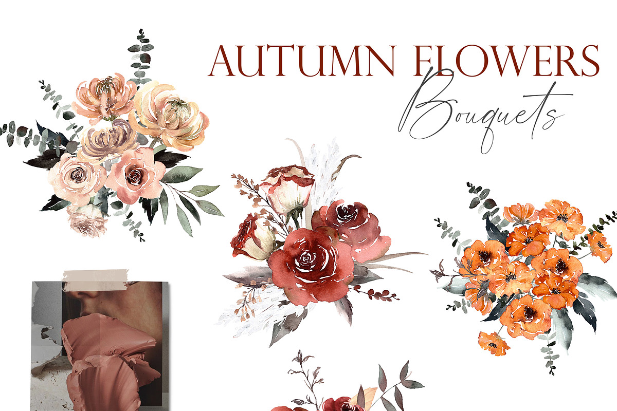 Watercolor flower - Autumn Bohemian, an Illustration by Beigetime (Photo 4 of 10)