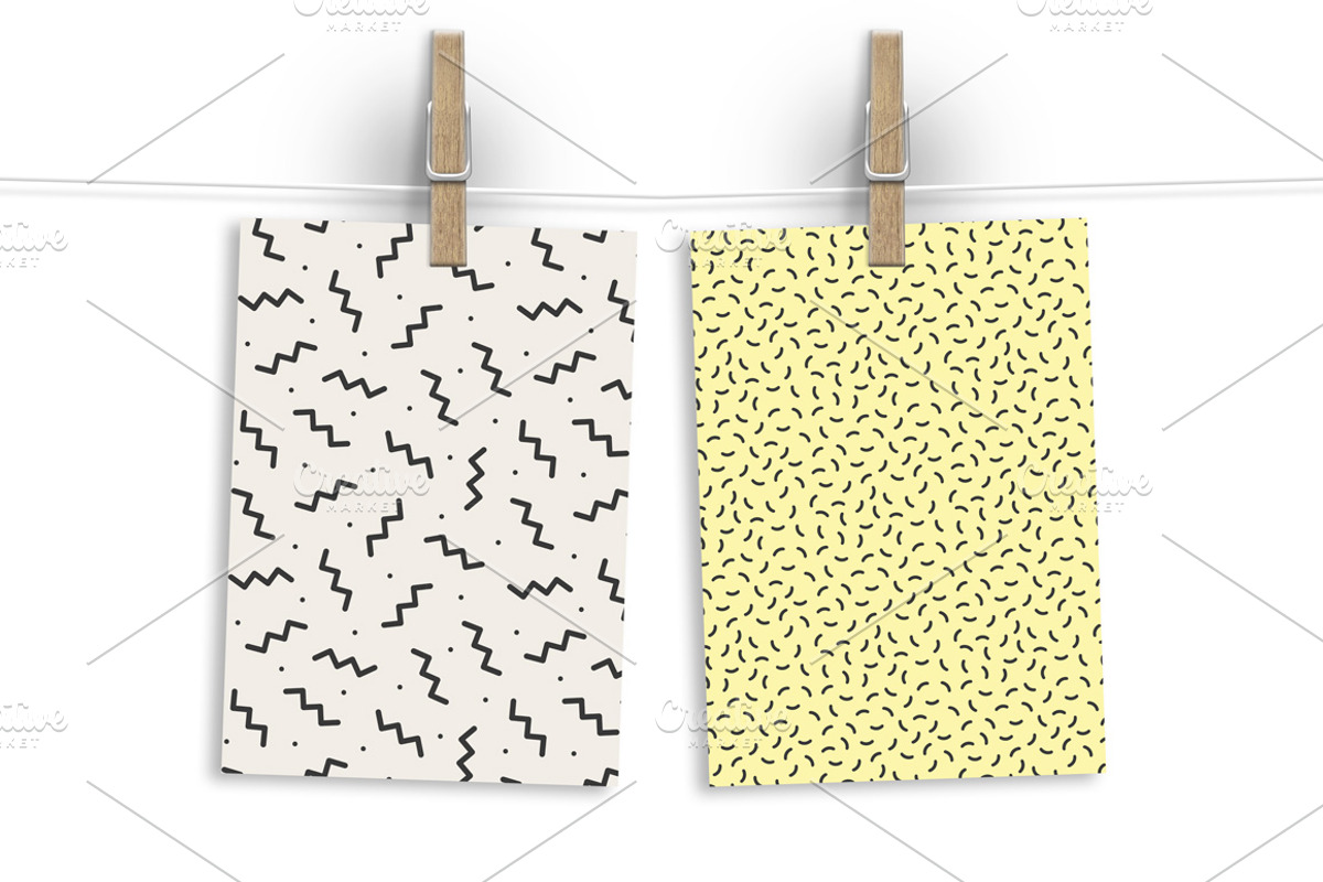 Trendy seamless retro patterns 80s, a Pattern Graphic by ExpressShop (Photo 2 of 13)