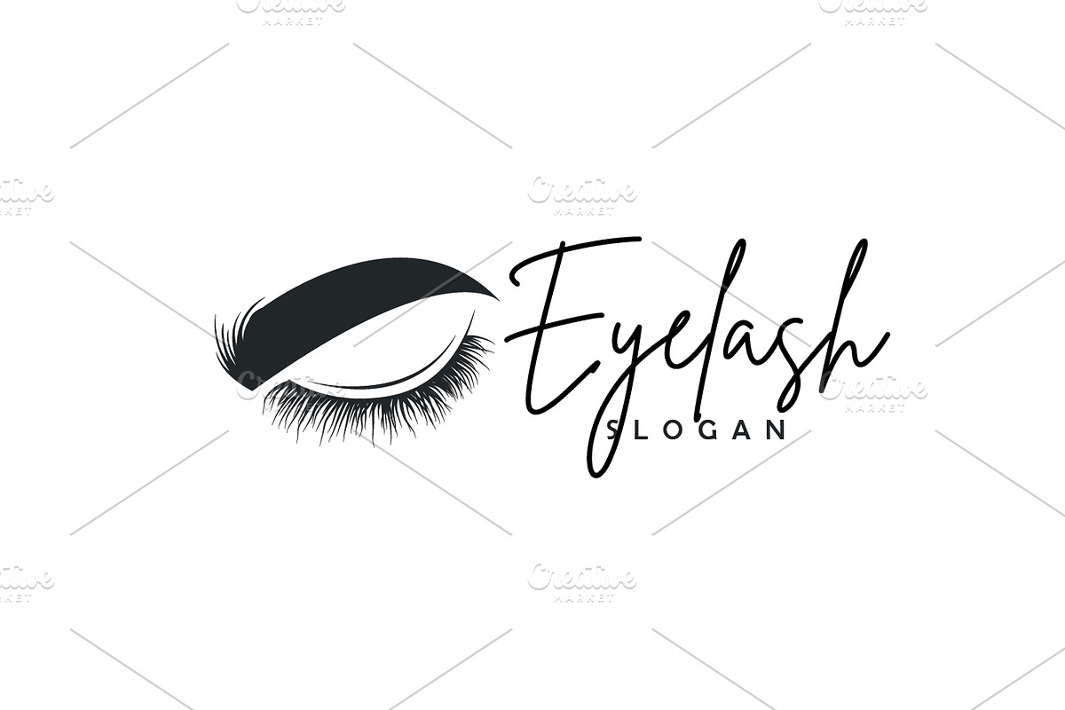Eyelash logo design for women beauty, a Branding & Logo Template by Maylianaw28 (Photo 2 of 2)