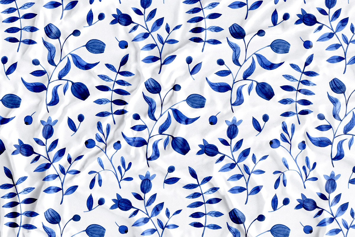 Blue Patterns Collection, a Pattern Graphic by made by Tanya (Photo 4 of 4)