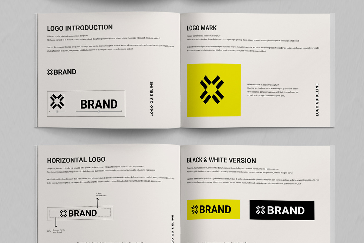 Brand Guideline Template, a Brochure Template by ContestDesign (Photo 3 of 5)