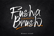 Fusha Brush, a Script Font by Mabhal Studio (Thumbnail 1 of 11)