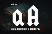 The Gothic Rite - Dark Academia Font, a Blackletter Font by HipFonts (Thumbnail 7 of 9)