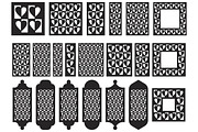 Heart Laser Cut Panels SVG, a Pattern Graphic by Guten Tag Vector (Thumbnail 2 of 7)