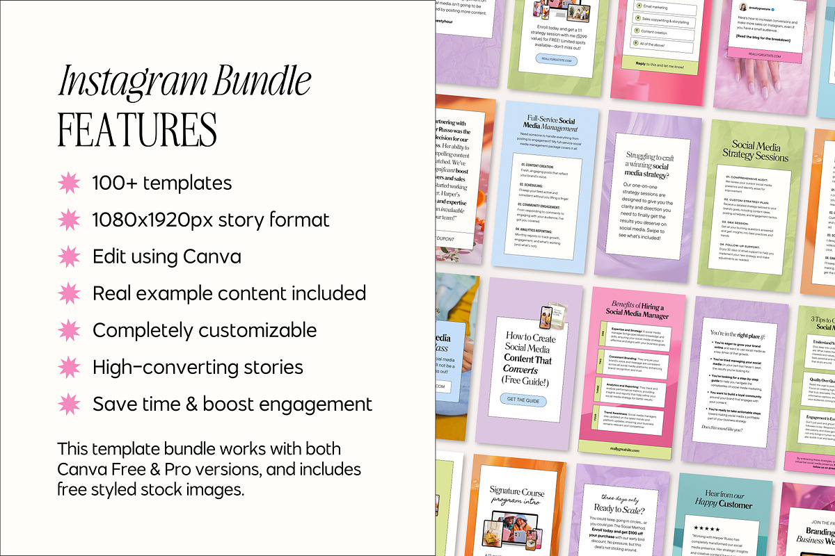 Instagram Story Templates Canva, a Social Media Template by Fallon Gerst (Photo 2 of 27)