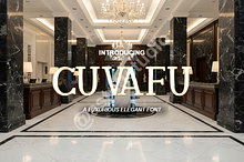 Cuvafu: Modern Serif Typeface for Lu