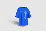 Oversize T-Shirt Mockup, a Shirt Mockup by Pixie Creative (Thumbnail 3 of 4)