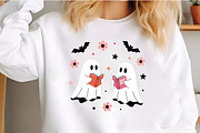 Halloween Ghost Reading Books PNG, an Illustration by Craft Nest (Thumbnail 3 of 6)