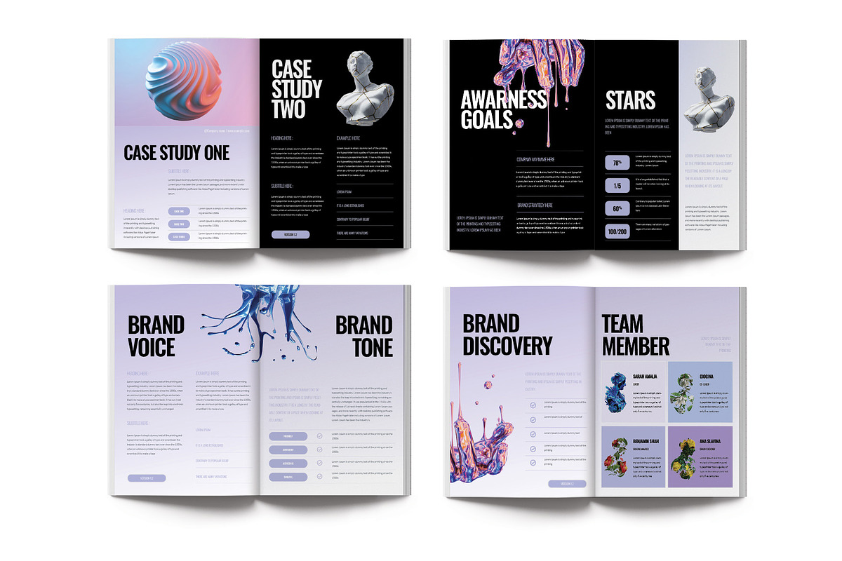 Business Brand Strategy Template, a Magazine Template by TMint Play (Photo 2 of 4)