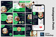 Schooling Instagram Posts, a Social Media Template by Mohammad Sarfaraz (Thumbnail 1 of 5)