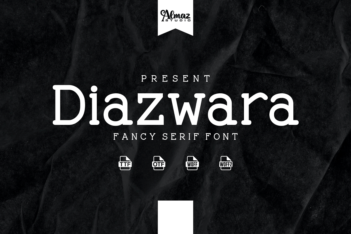 Diazwara, a Serif Font by almazstudio (Photo 1 of 10)