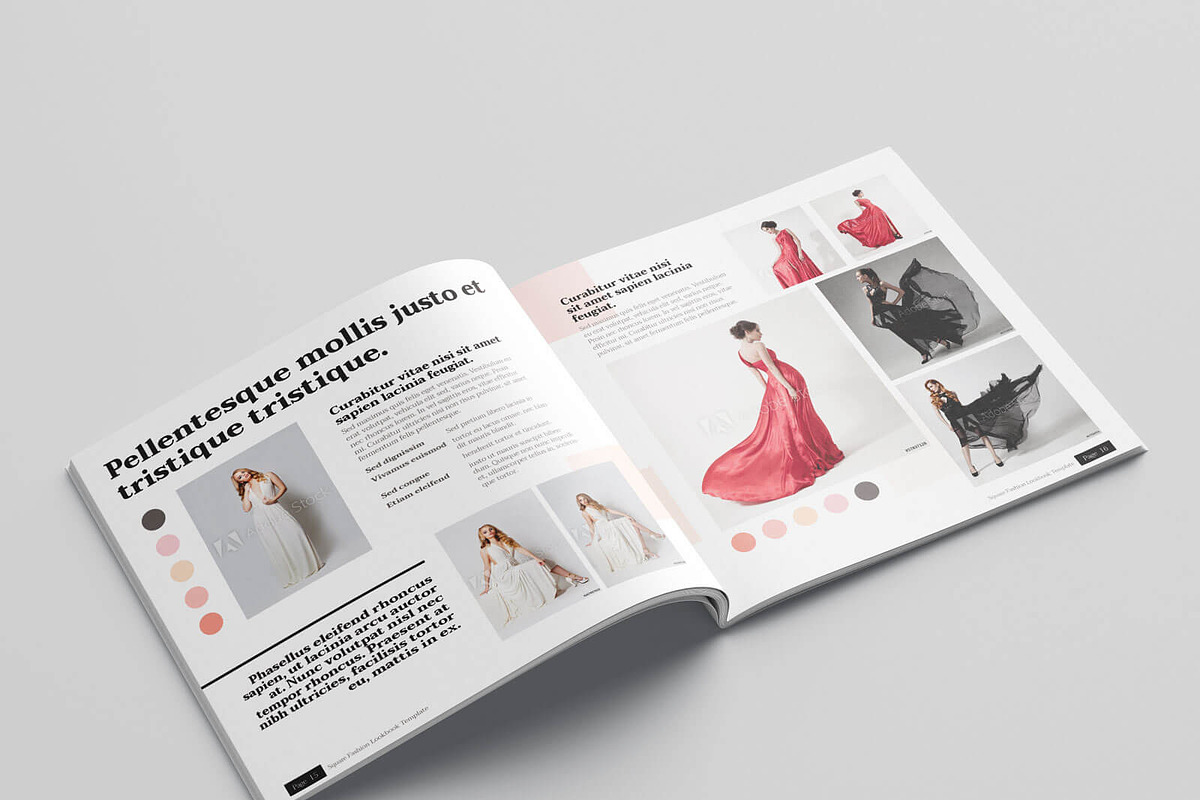 KLAMBEE – Square Fashion Lookbook, a Brochure Template by Vectogravic Design (Photo 9 of 15)