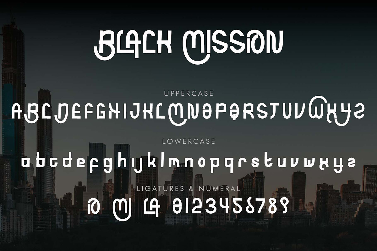 Black Mission, a Blackletter Font by Yoga Letter (Photo 6 of 7)