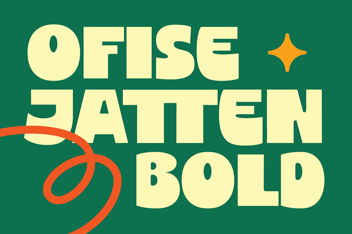 Ofise Jatten - Bold Display, a Font by Lettermine (Photo 8 of 13)