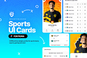 SportyBlocks - UI Cards for Figma, an UI Kit Template by Odin_Design (Thumbnail 1 of 2)