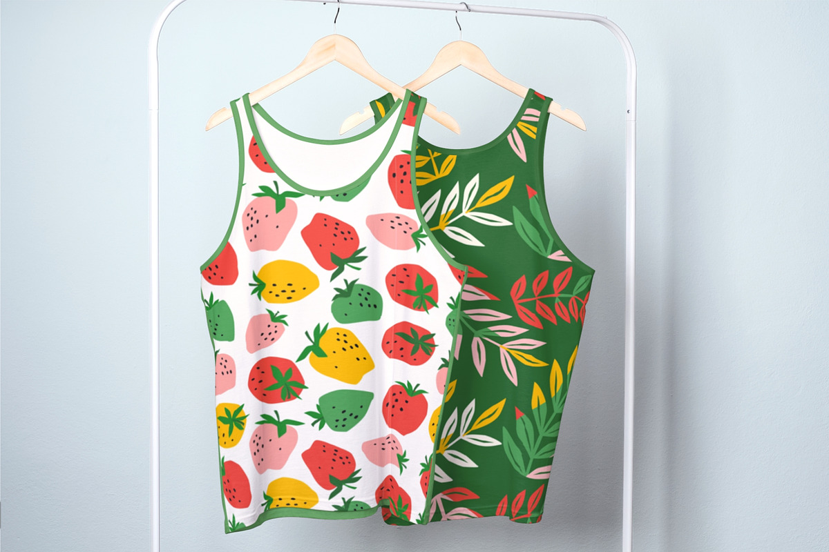 Strawberry. 12 seamless patterns, a Pattern Graphic by Nadia Grapes (Photo 6 of 6)