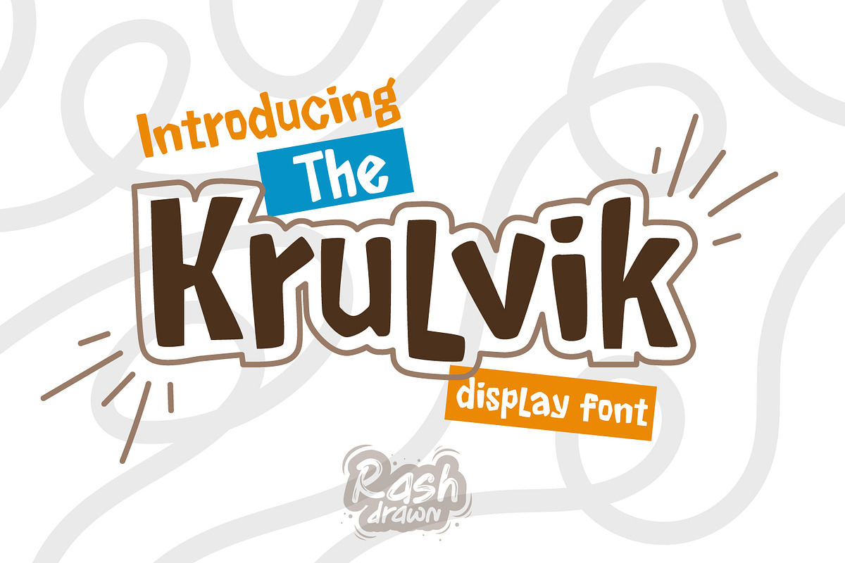 The Krulvik, a Handwritten Font by Rashdrawn (Photo 1 of 5)