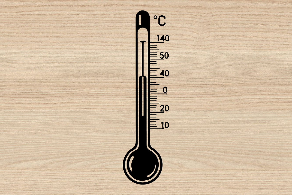 15 Thermometer Silhouette Clipart Se, an Illustration by Artivon (Photo 2 of 4)