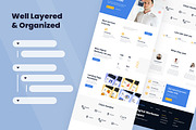 Portfolio Web Design, a Wireframe Template by INSPR STD (Thumbnail 2 of 6)