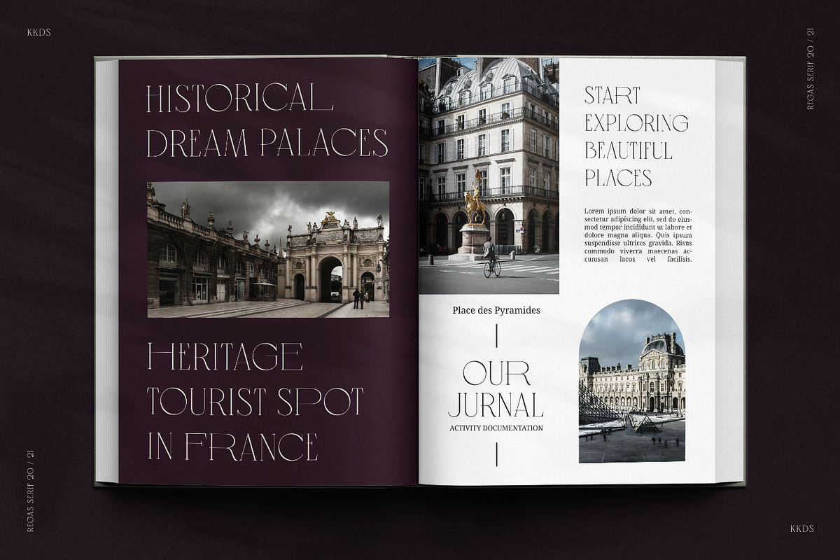 Regas Classic Display Serif Font, a Serif Font by Kulokale (Photo 9 of 10)