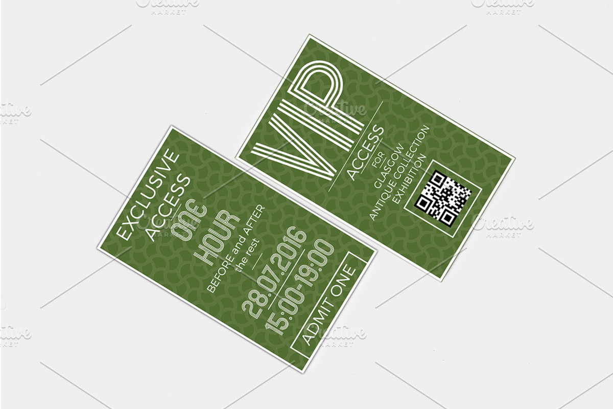 Multipurpose Ticket&VIP pass bundle, an Invitation Template by Konakchiev (Photo 3 of 7)