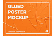 Glued Paper Poster Mockup Pack, an Advertising Mockup by DreamVisuals (Thumbnail 9 of 11)