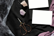 Halloween Card Mockup 5x3.5RSVP fall, an Advertising Mockup by PawMockups (Thumbnail 4 of 10)