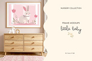 Girls Bedroom Frame Mockup, a Household Mockup by Coco & Cub Studio (Thumbnail 1 of 5)