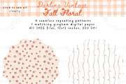 Boho Fall Floral Watercolor Clipart, a Background Graphic by Essem Creatives (Thumbnail 5 of 9)