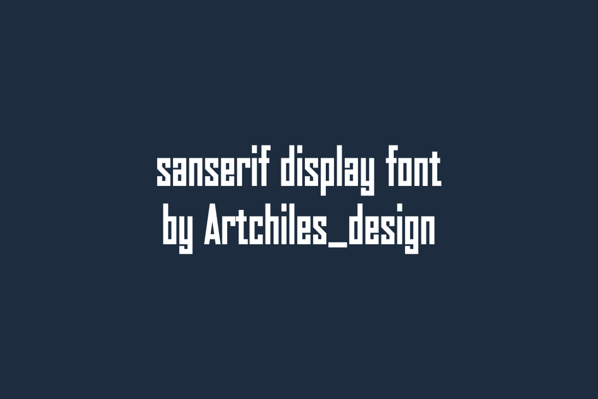 Treecle - Font, a Sans Serif Font by artchiles_design (Photo 2 of 5)