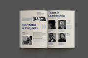 Blue Modern Corporate Brochure, a Brochure Template by Neermana (Thumbnail 4 of 11)