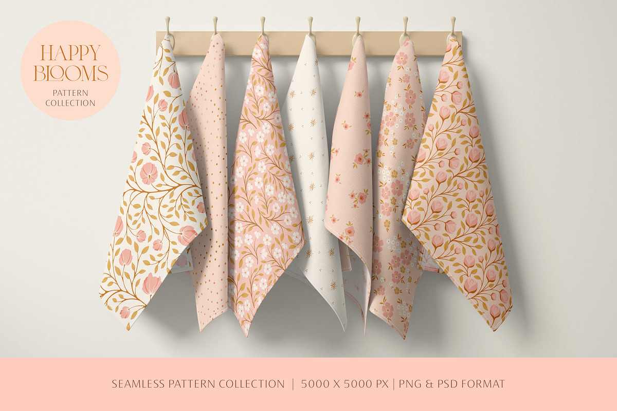 Pink Floral Seamless Surface Pattern, a Pattern Graphic by Eclectic Anthology (Photo 4 of 6)