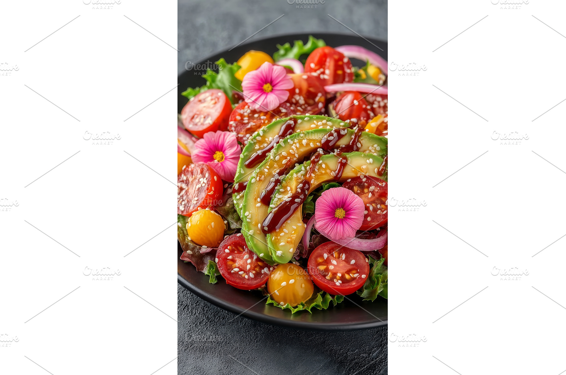 Meticulously stacked vegetables and, a Food & Drink Photo by ZinetroN