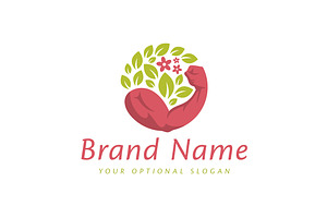 Healthy Fitness Custom Logo