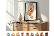 Mix Family Holding Hands Watercolor, an Illustration by EkaterinaViArt (Thumbnail 1 of 7)