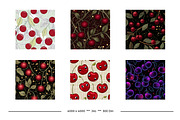 Cherry Retro Art Style Patterns, a Pattern Graphic by karenfoleyphoto (Thumbnail 3 of 15)