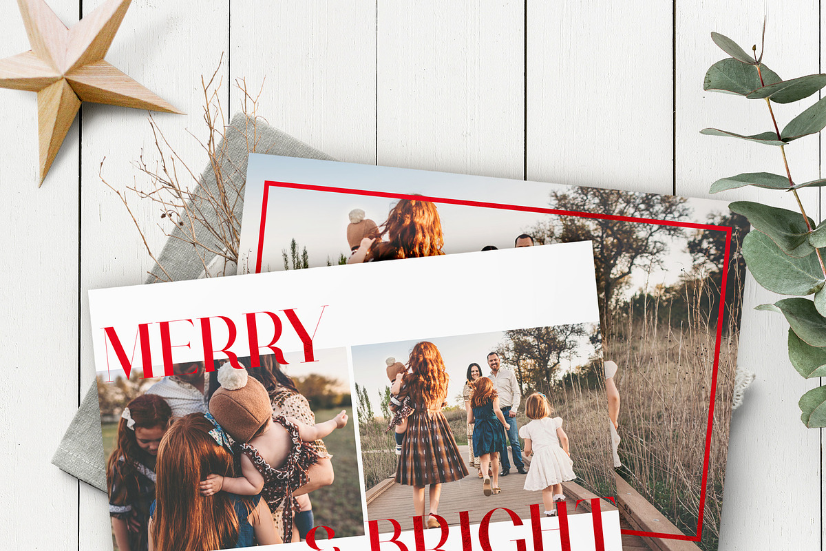 Christmas card templates 2023, a Card Template by 7th Avenue Designs (Photo 20 of 21)