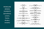 Vector line design elements' set, an Object Graphic by SpaceNymph (Thumbnail 3 of 7)
