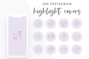 200 Instagram Story Highlight Icons