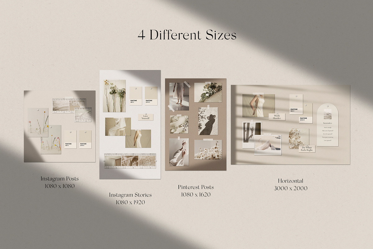 Realistic Mood Board Mockups PSD, a Packaging Mockup by Feel This (Photo 9 of 13)
